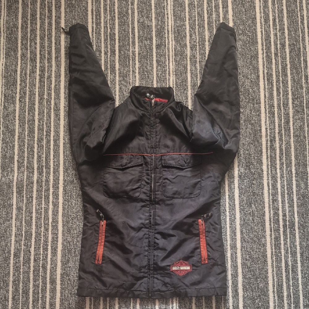 Harley-Davidson Black and Red Riding Jacket